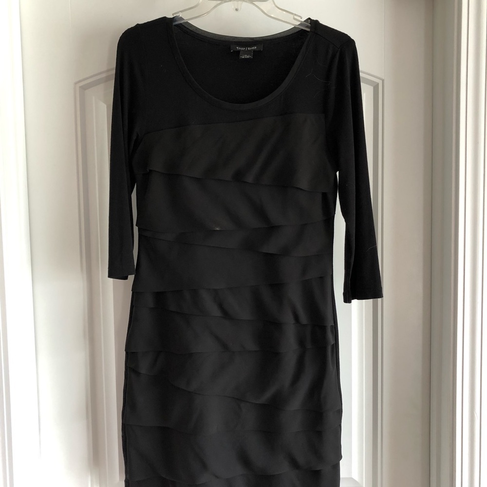 Black ruffle Dress